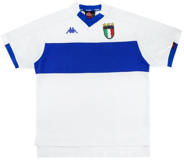 Camisa retro Kappa Seleção da Italia 1999 I jogador